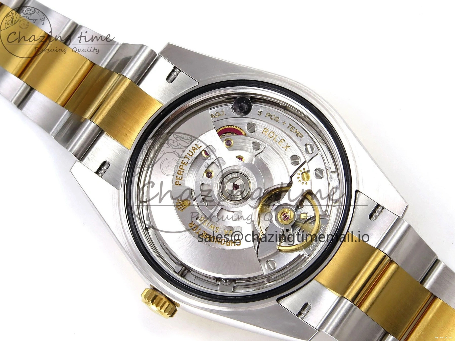 0110 Breathable DateJust 41 SS YG ARF 1:1 Best Edition 904L Steel YG Stick Dial on Oyster Bracelet SH 1260